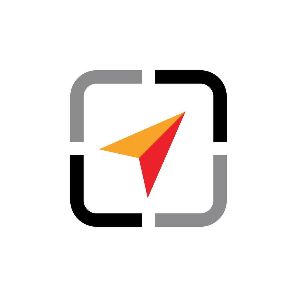 Arrow Navigate Compass Logo Template Illustration Design. EPS 10. vector
