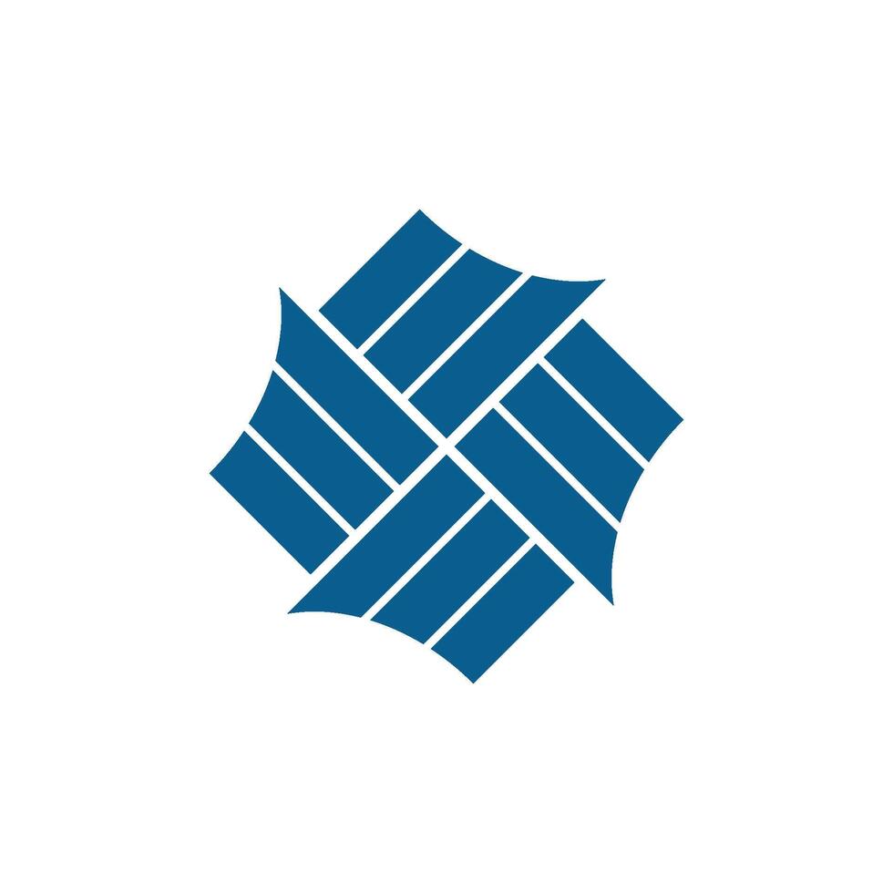 Abstract Blue Stock Bar Logo Illustration Design. EPS 10. vector
