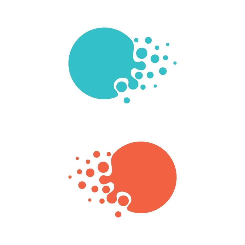 Spread Dots Circle Logo Template Illustration Design Illustration Design. EPS 10. vector