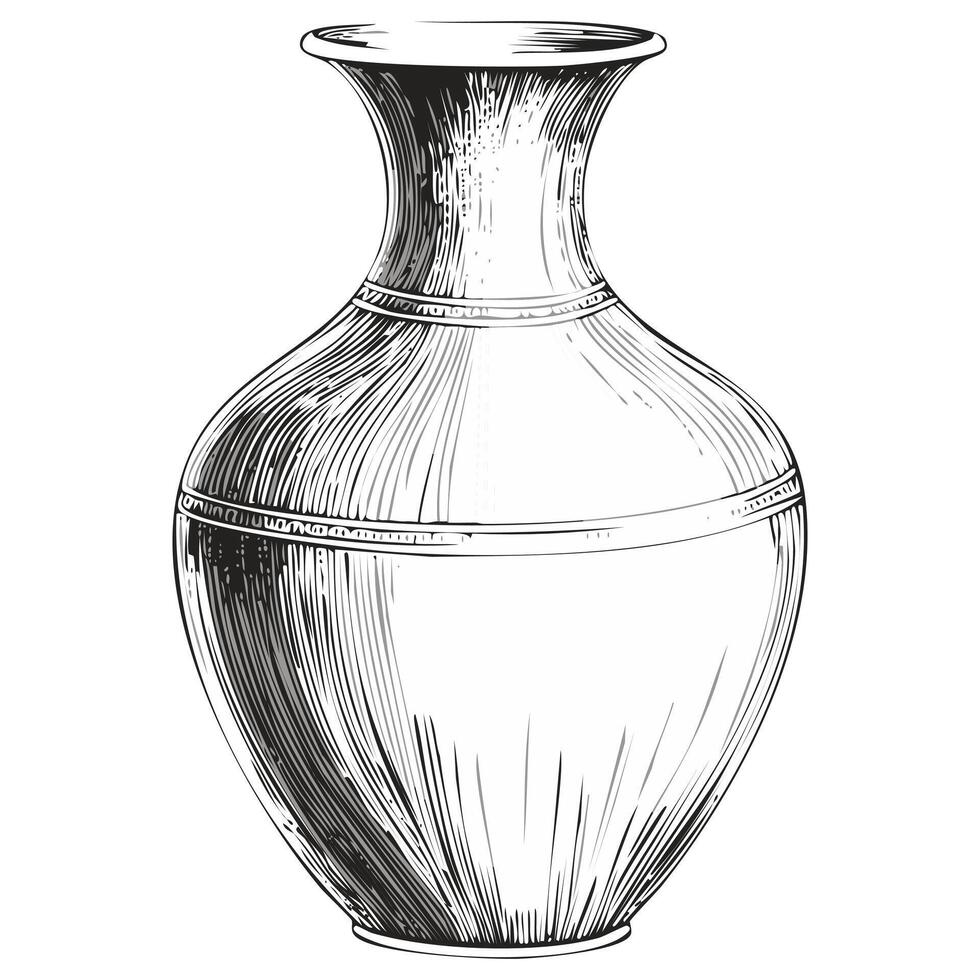 Vase Pot Household Item Furniture Decoration Appliance Interior vector