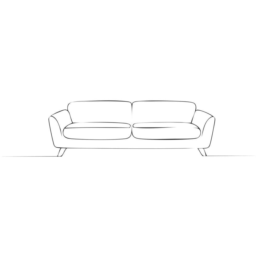 Sofa Couch Armchair Chair Household Item Decoration Appliance Interior Decor vector