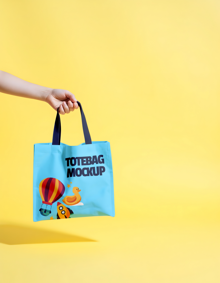 bag branding kindergarten school mockup psd