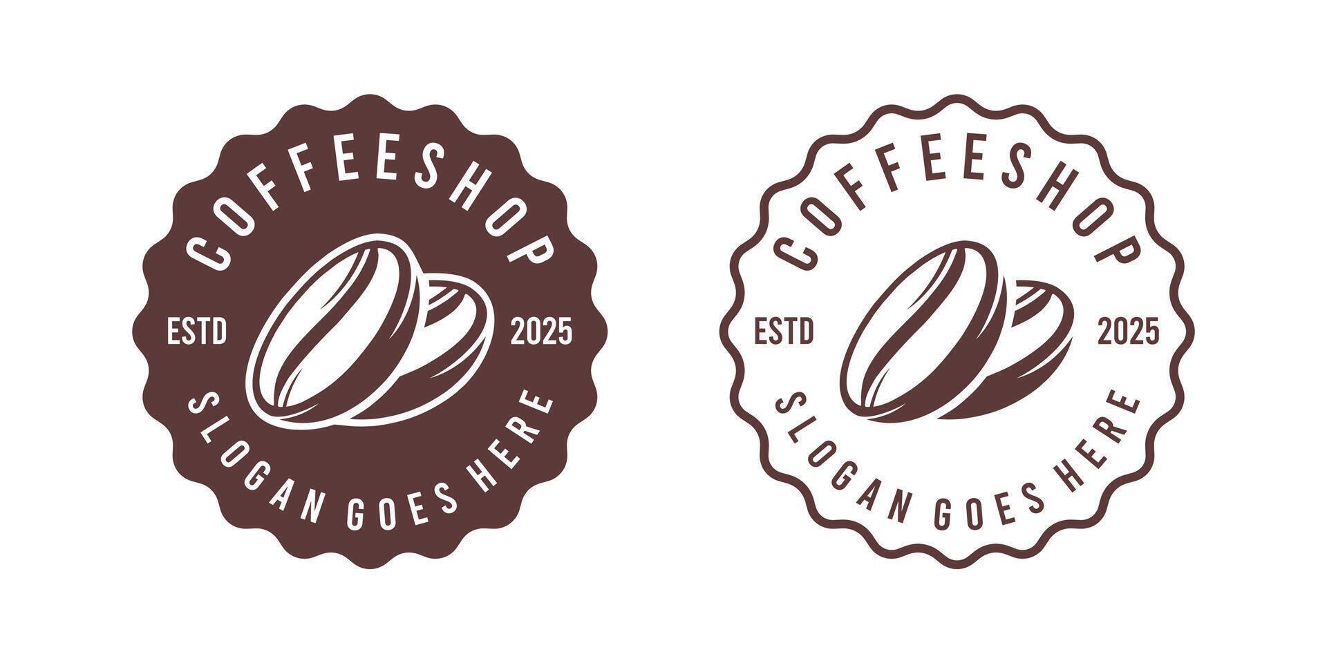 premium coffee shop bar brand vector