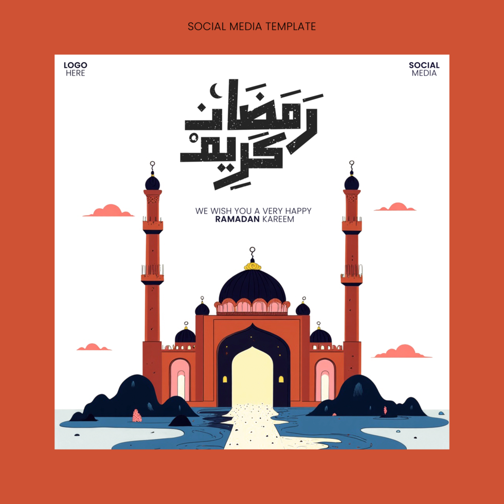 Premium Ramadan Kareem Banner, Editable Islamic Social Media Poster Free Download psd