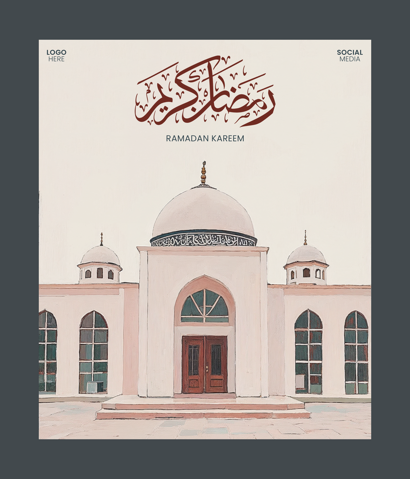 High-Quality Template for Ramzan Kareem Editable Islamic Banner Design psd