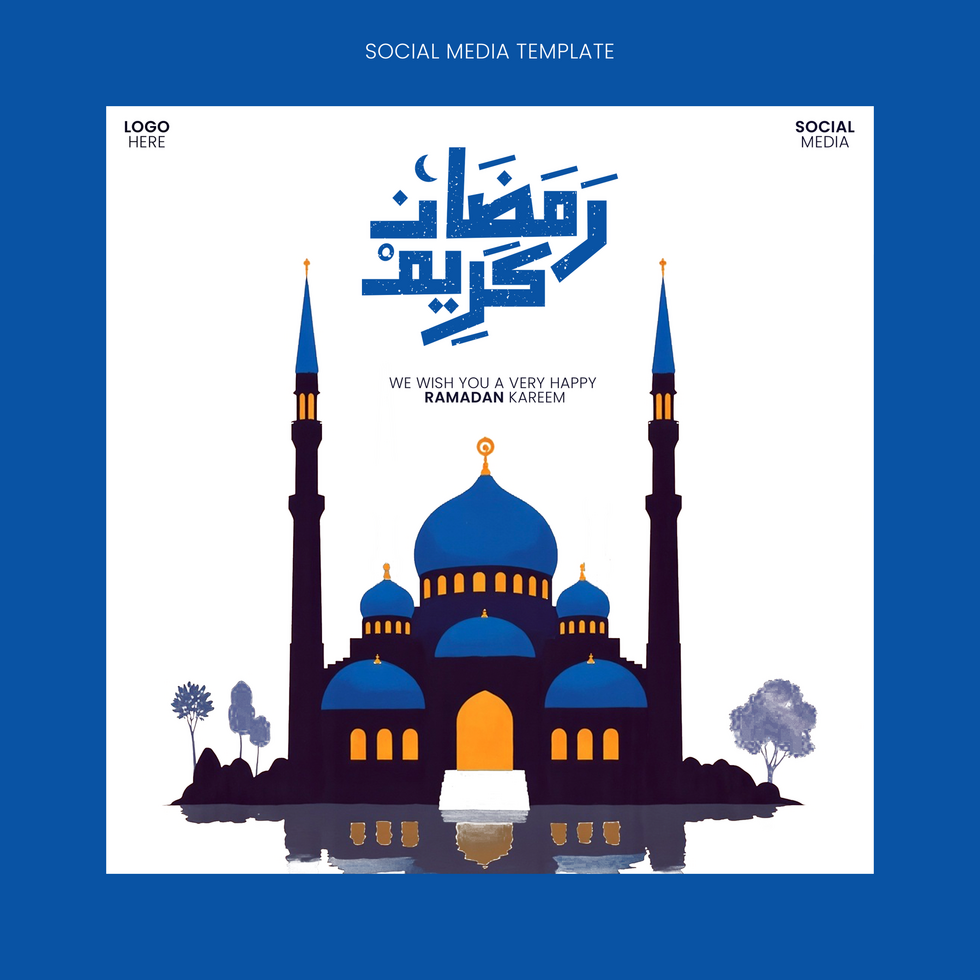 Professional Islamic Friday Graphic, Free Editable Ramadan Kareem Social Media psd