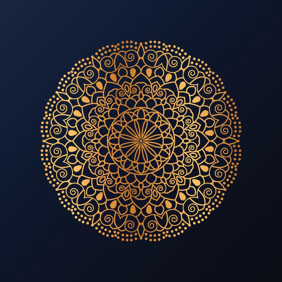 Mystic Moon Mandala Design vector