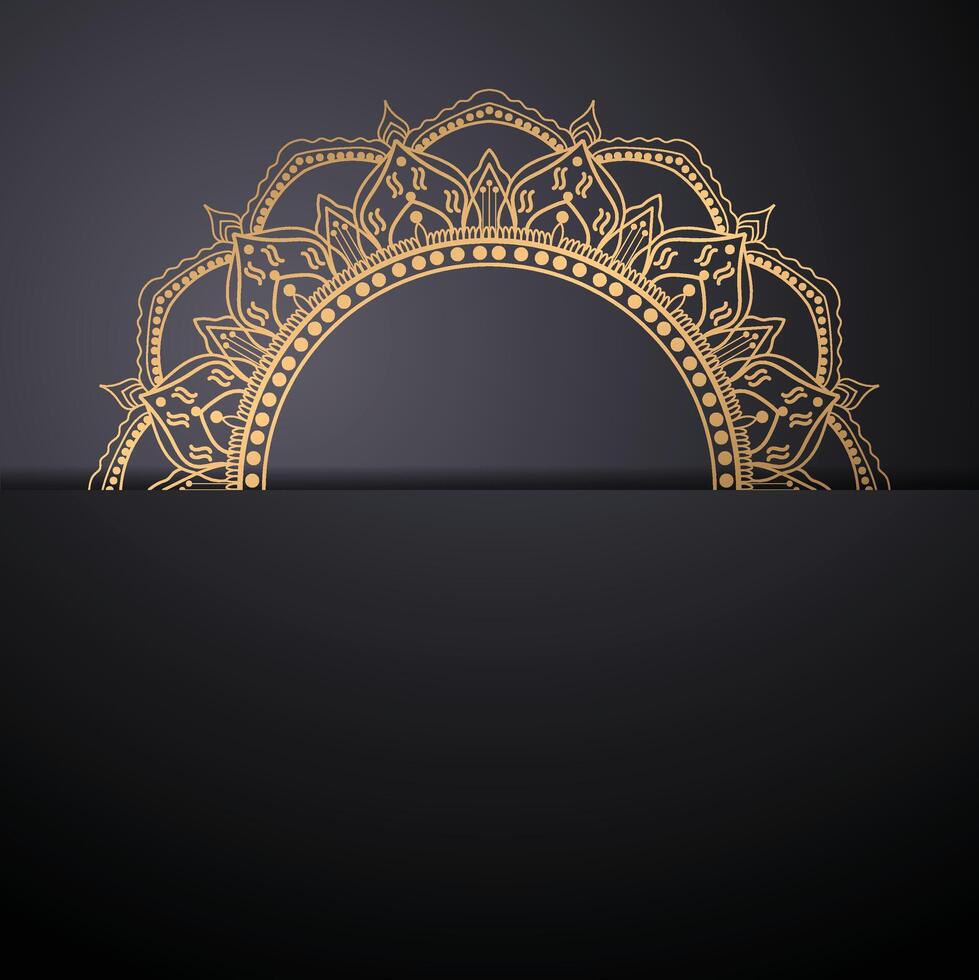 Abstract Geometric Mandala Art vector