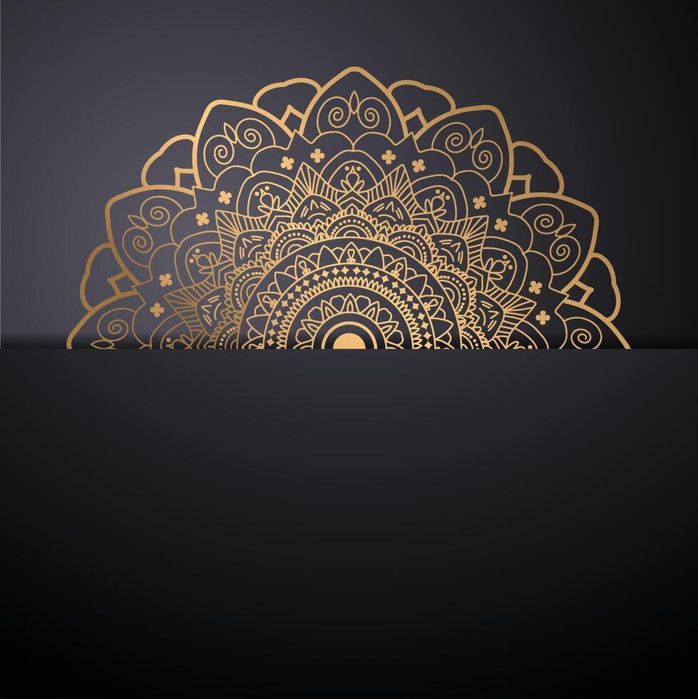 Elegant Floral Mandala Design vector