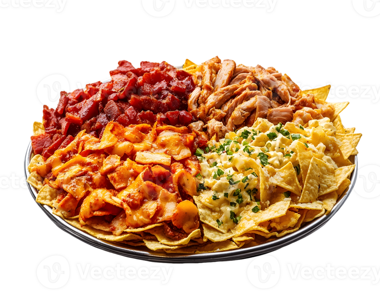 Large Nachos Platter with Four Toppings png