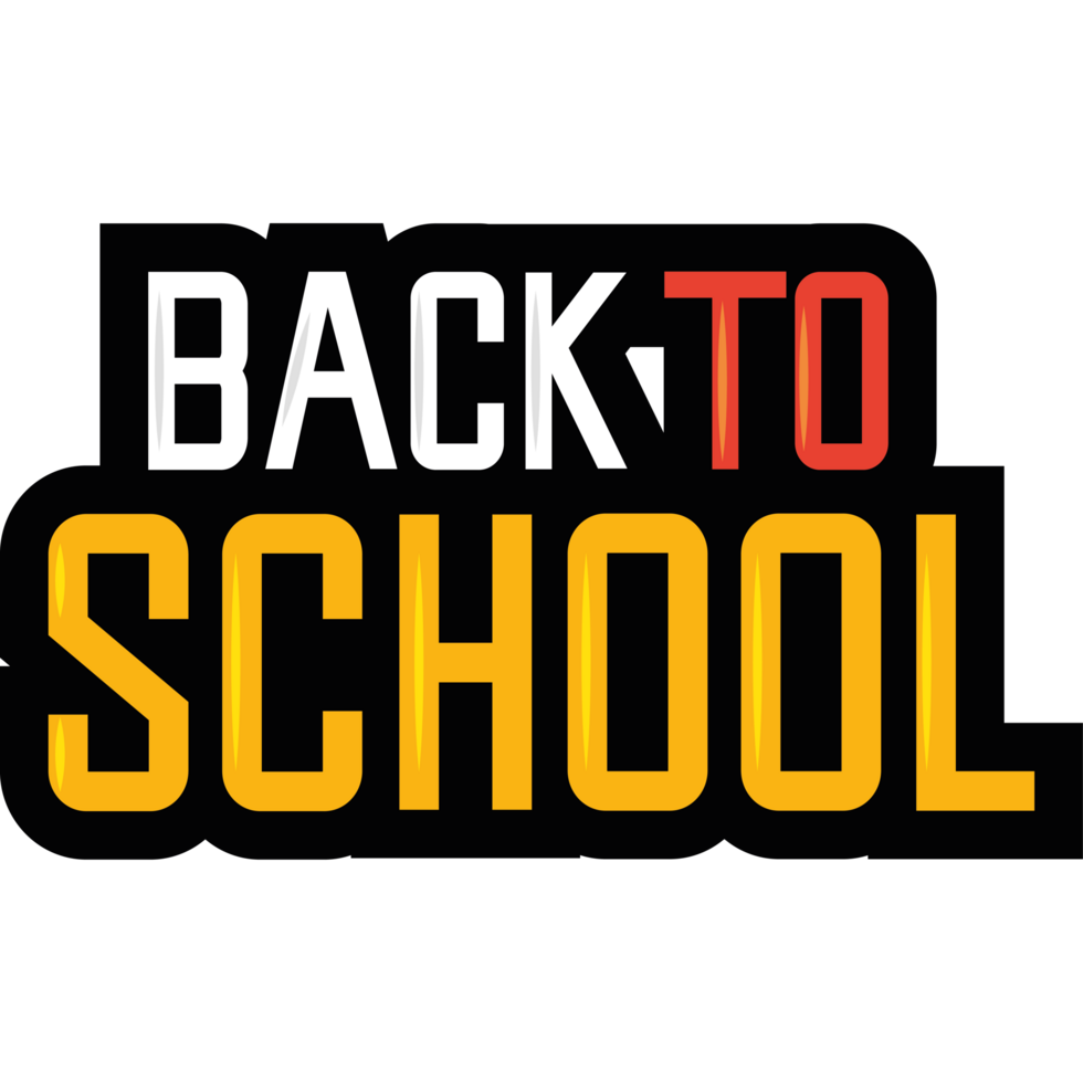 back to school text quote png