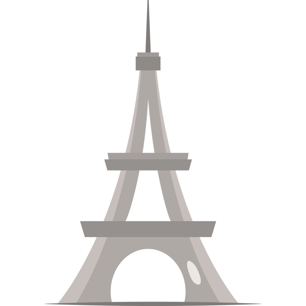 eiffel tower illustration isolated png