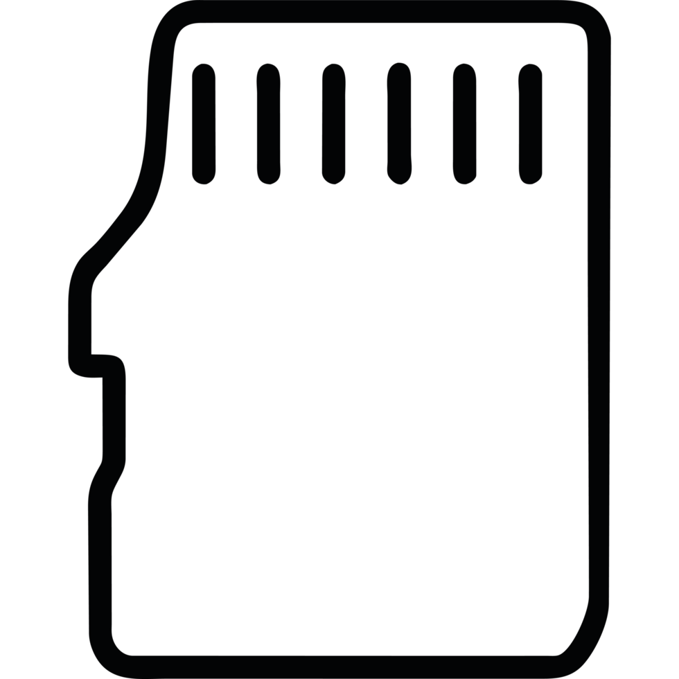 memory card icon isolated png
