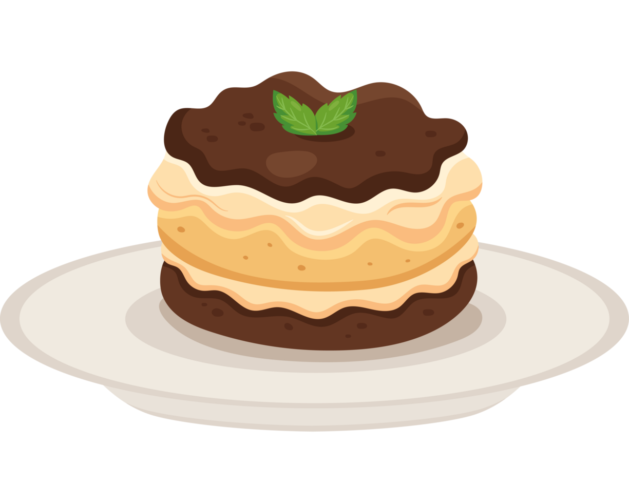 tiramisu day emblem isolated design png