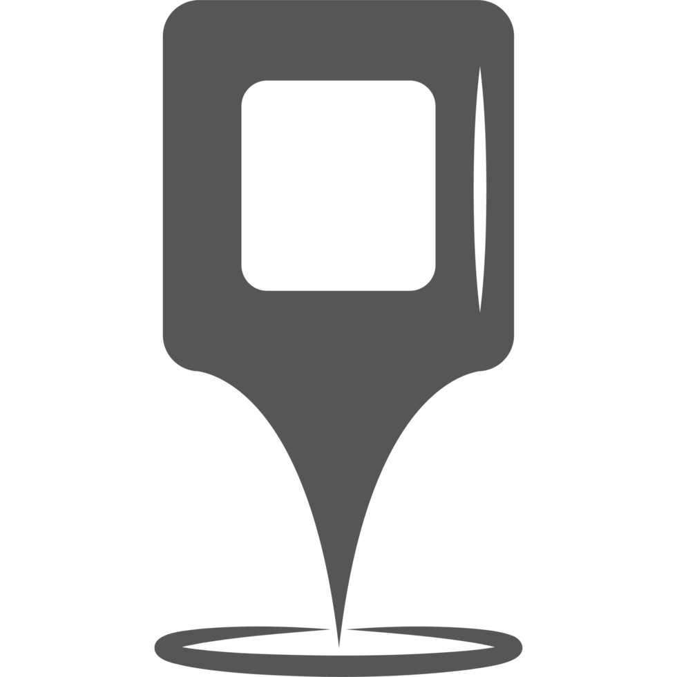 localitation icon pin design isolated png