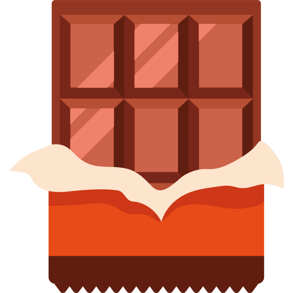 chocolate bar wrapper in paper png