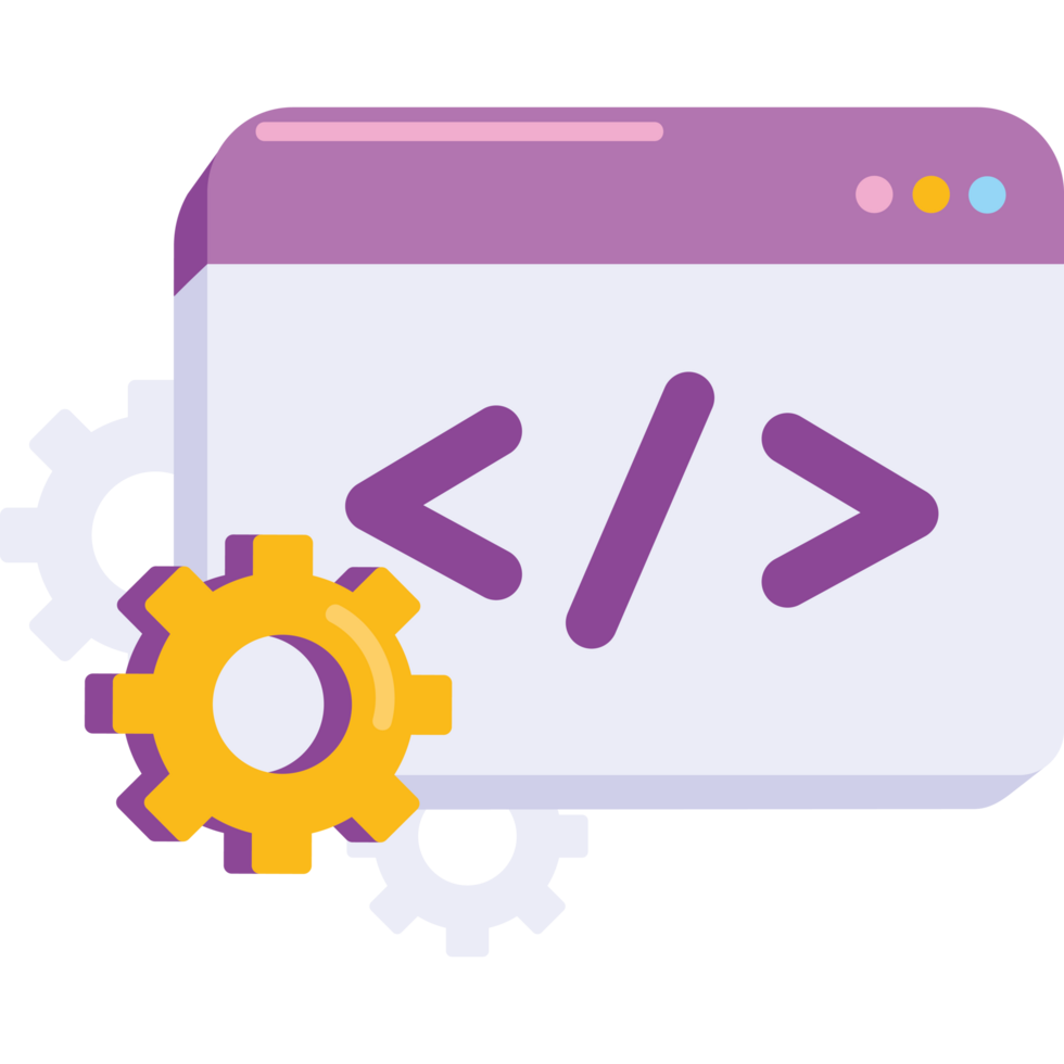 web development and programming coding png