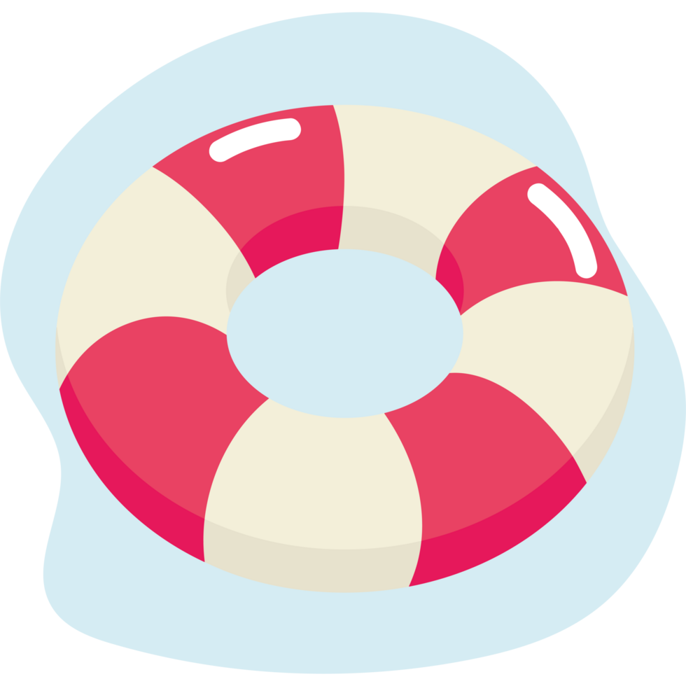 red and white life rescue beach png