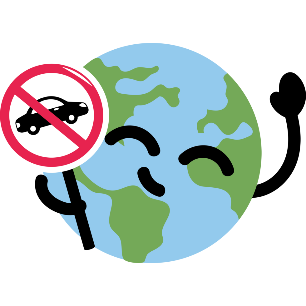 world car free day design png