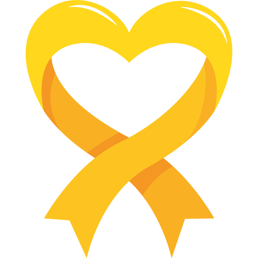 sarcoma cancer awareness yellow ribbon png