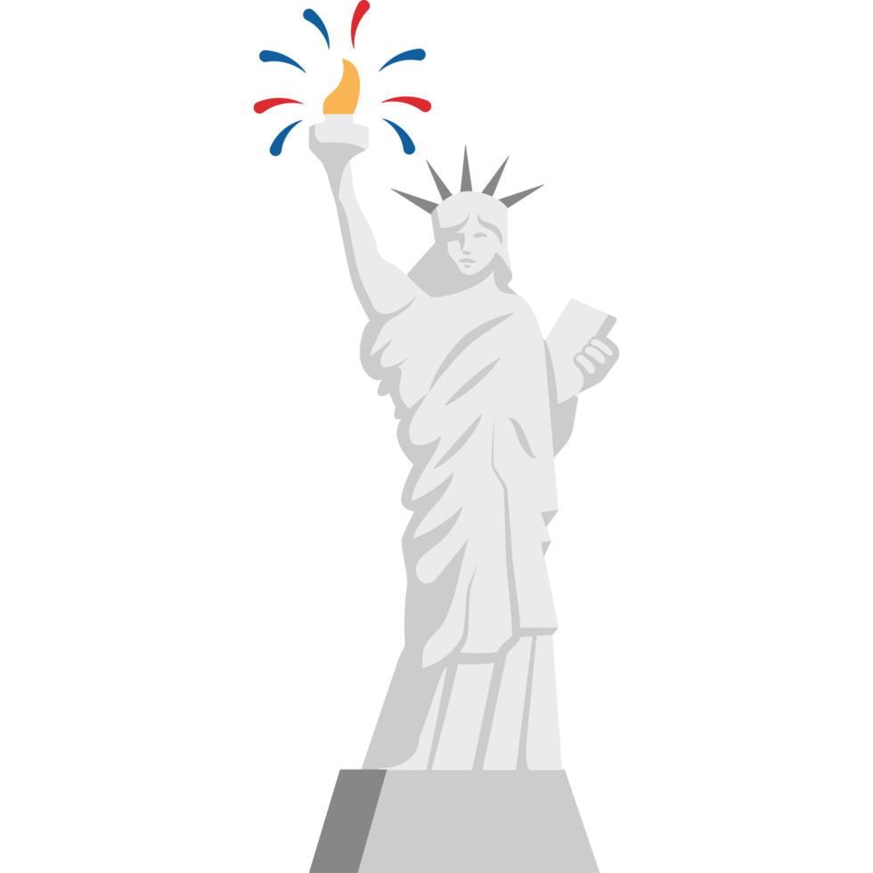 fourth of july and statue of liberty png