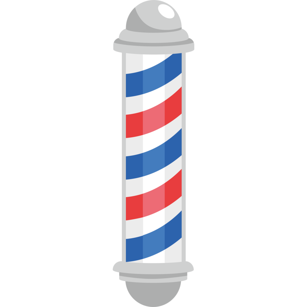 barber shop pole emblem png