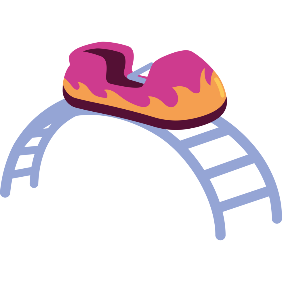 rollercoaster in amusement park and entertainment png