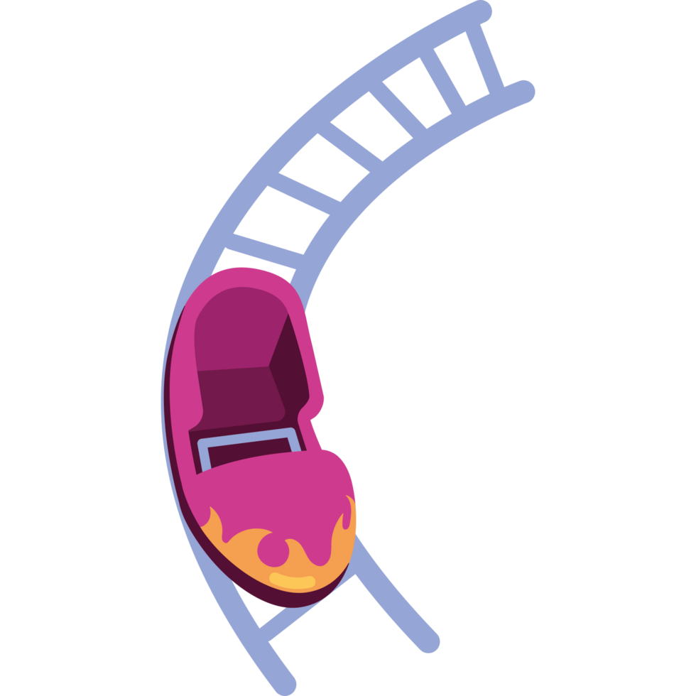 rollercoaster track amusement park png