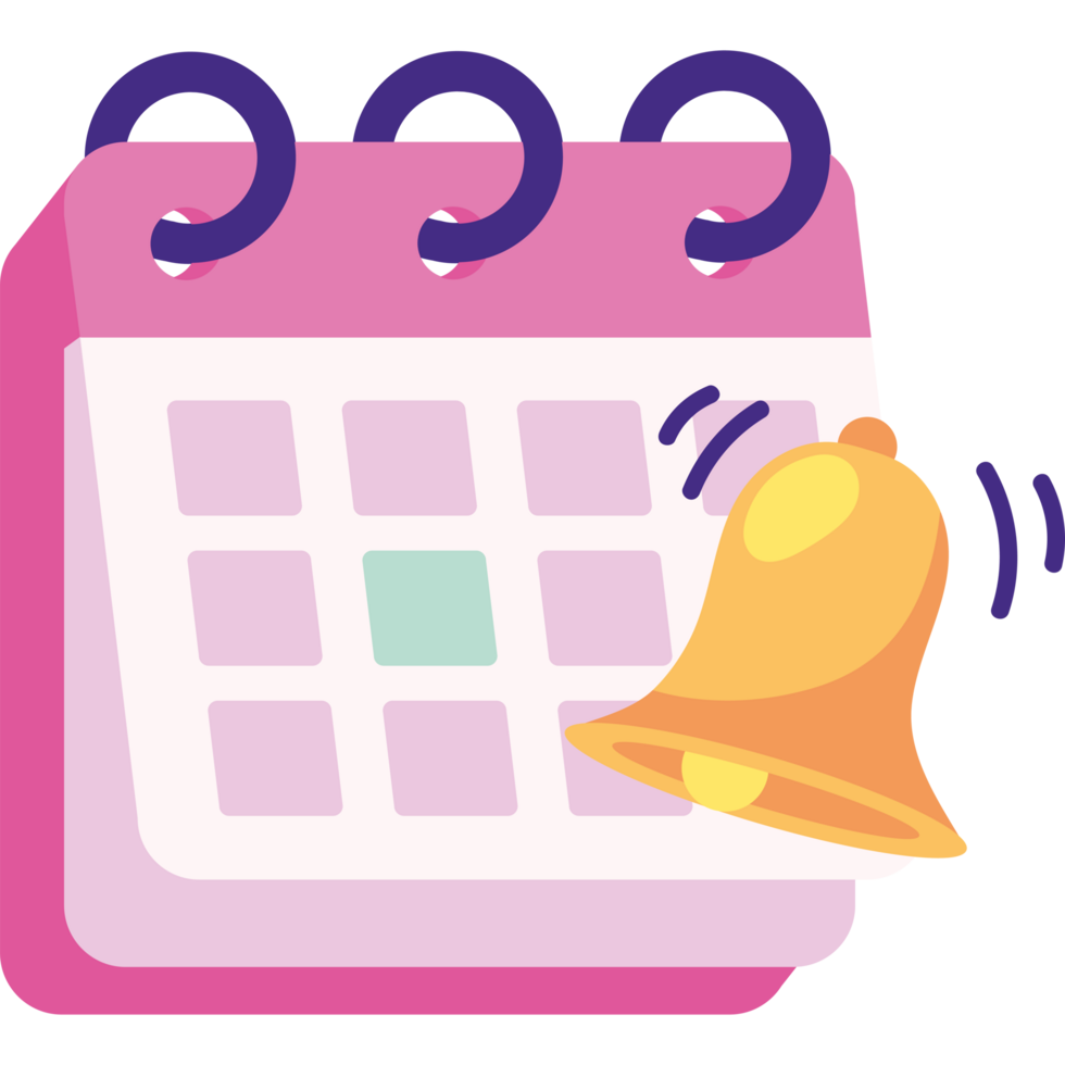 family planner date notification png