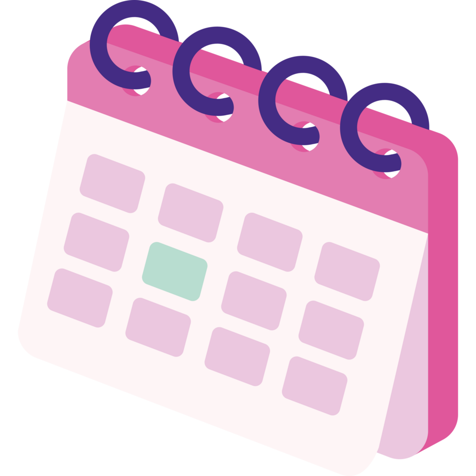 family planner appointment date png