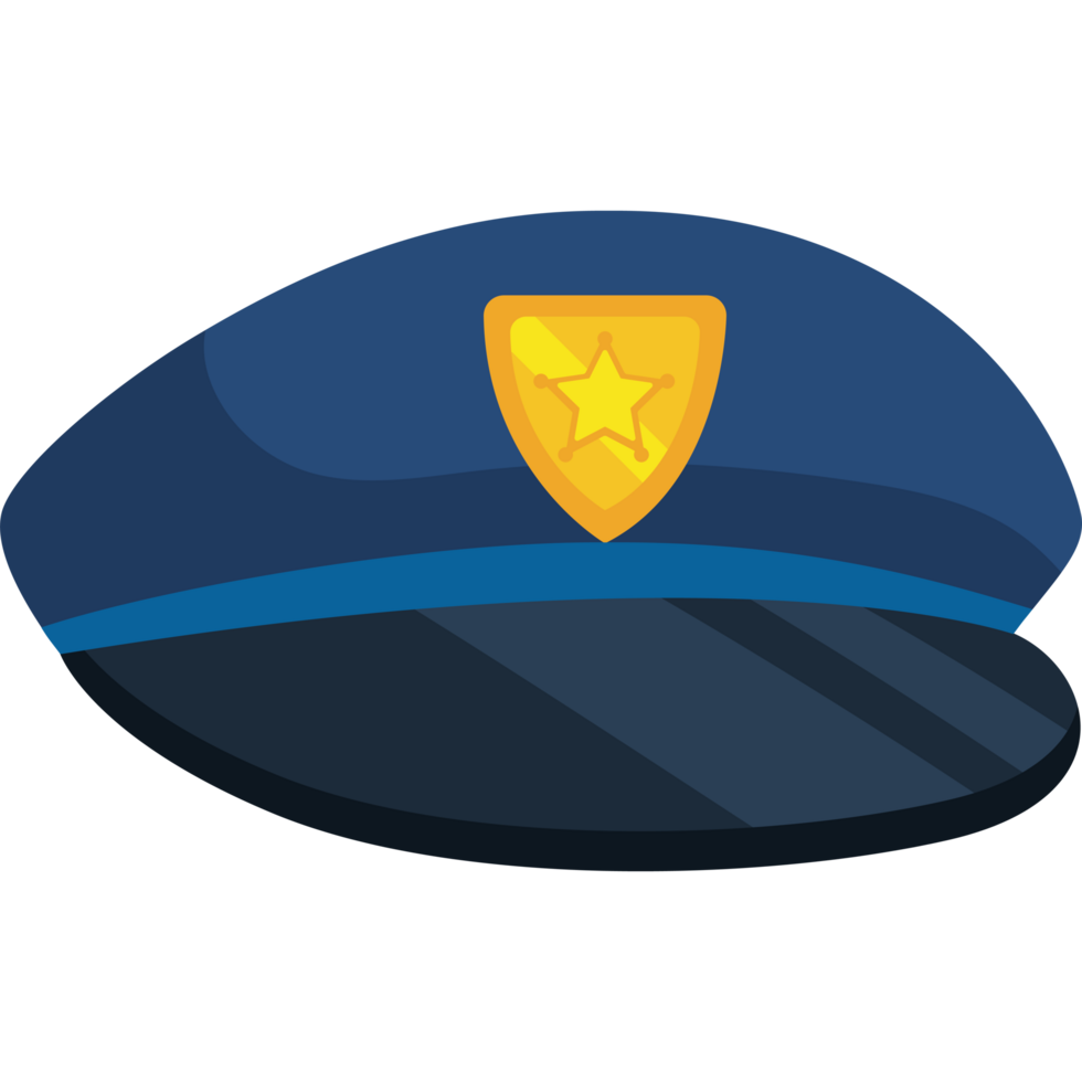 police hat uniform design png