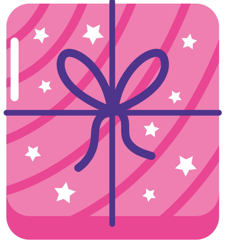 birthday party gift present design png