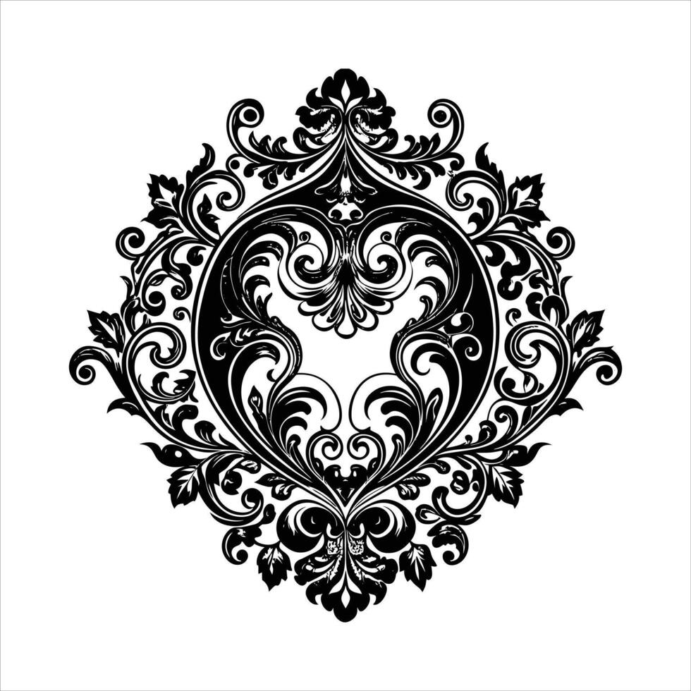 Baroque Filigree Decoration vector