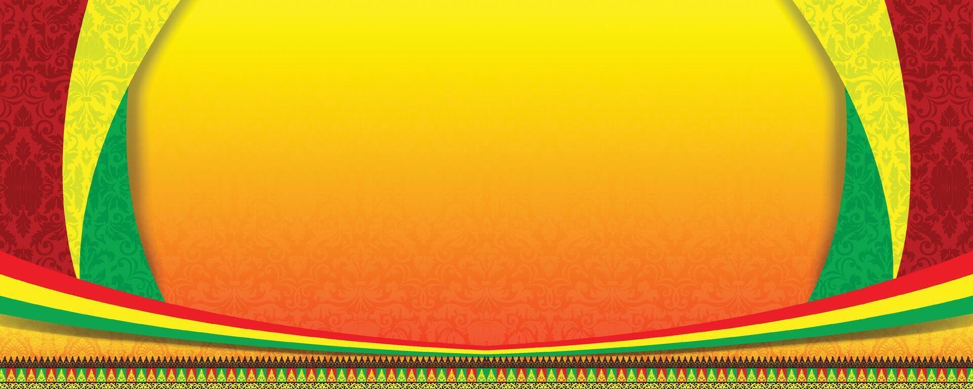 Riau Melayu motif banner background vector