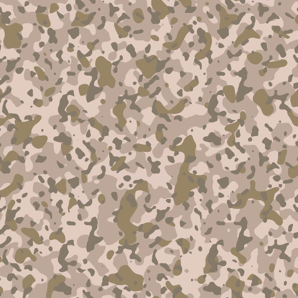Texture military camouflage repeats seamless army cream coloured hunting vector
