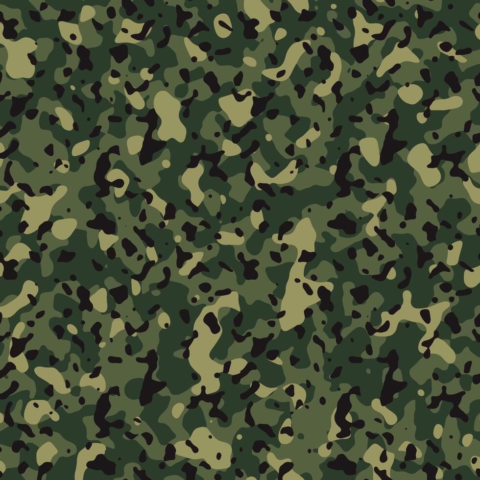 Texture military camouflage repeats seamless army green vector