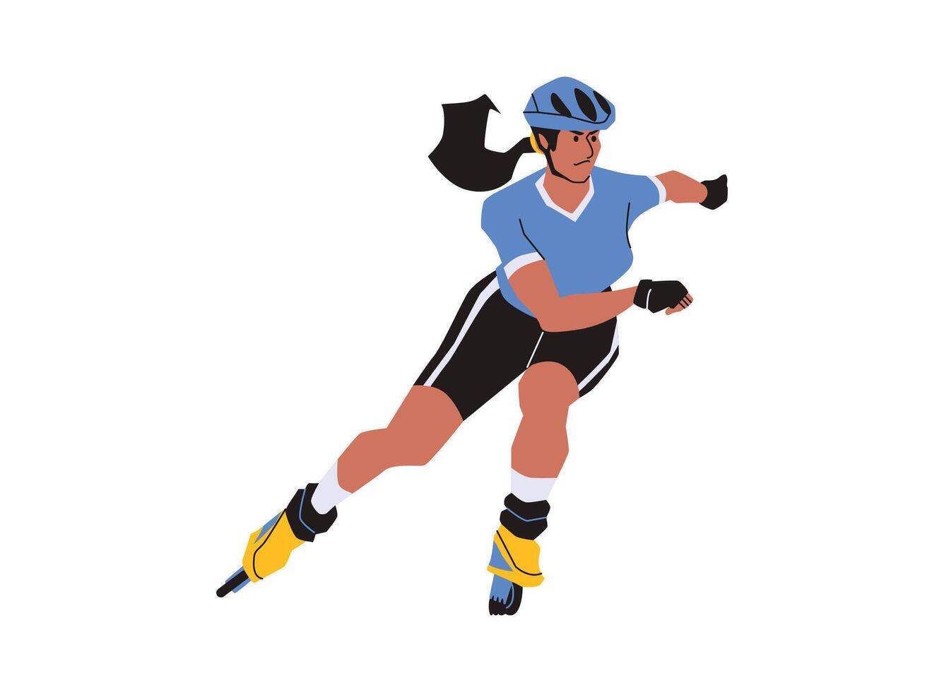 Illustration of an Popular Sports Roller Skate Illustration vector