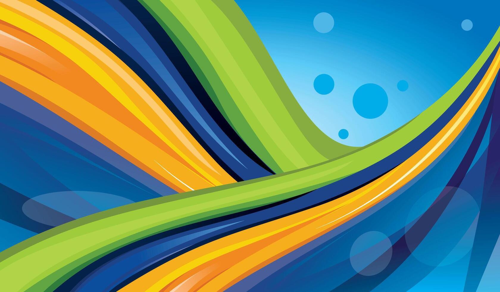 Wave background colorful concept vector