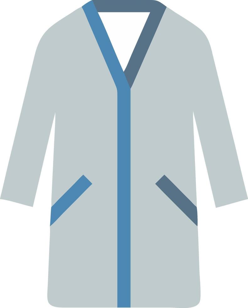 Lab Coat Icon for Medical Professionals, Scientists, and Laboratory Work vector