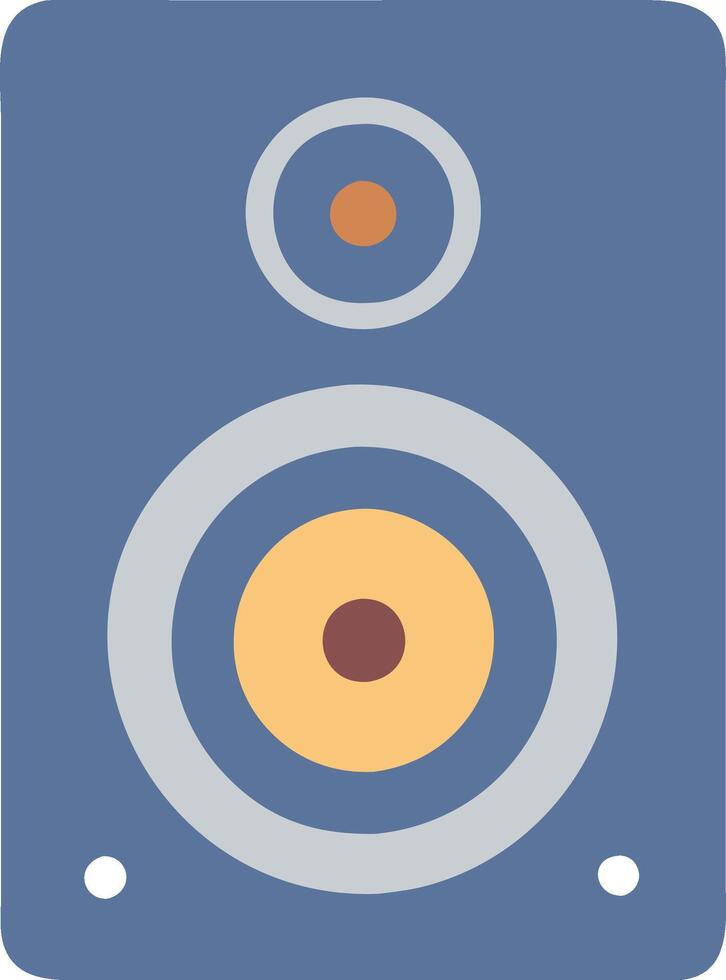 High-Quality Speaker Icon for Sound Systems and Audio Equipment vector