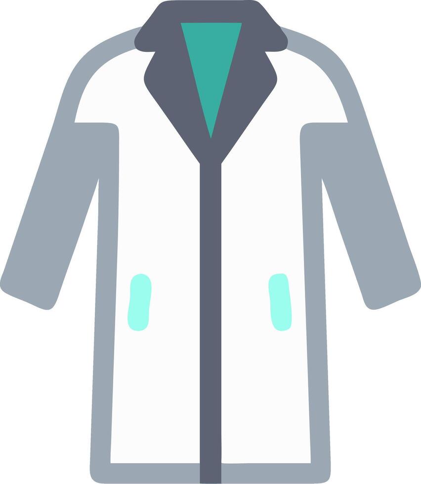 Lab Coat Icon for Medical, Scientific, and Laboratory Professionals vector