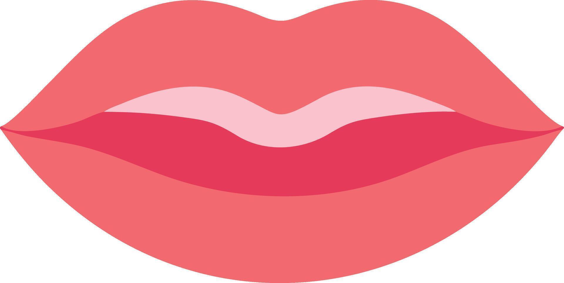 Lips Icon for Beauty, Lipstick, and Fashionable Expression vector