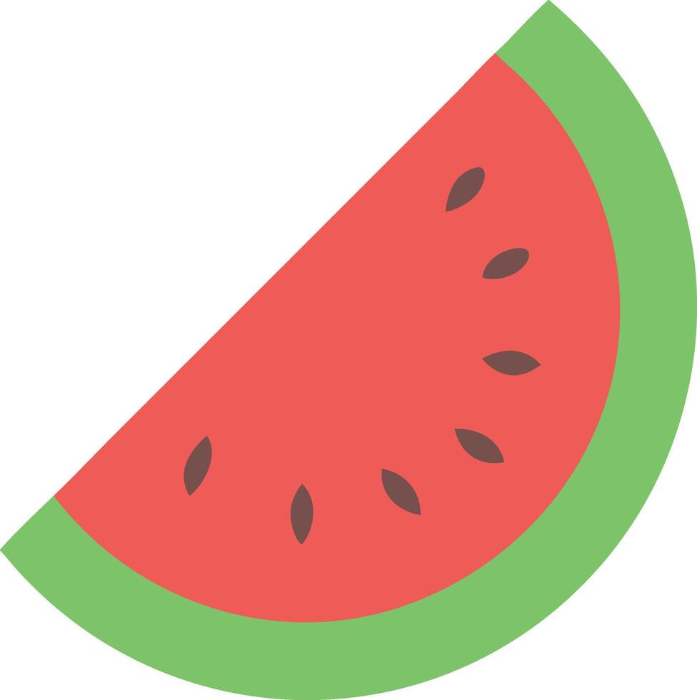 Watermelon Icon for Summer Fruits and Refreshing Snacks vector