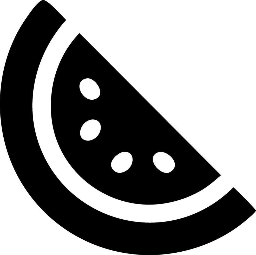Fresh Watermelon Fruit Icon with Juicy Slice and Seeds vector