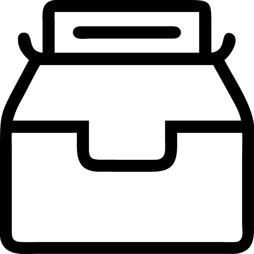 Lunch Bag Icon for Food Storage, Meal Prep, and Portable Carrying vector