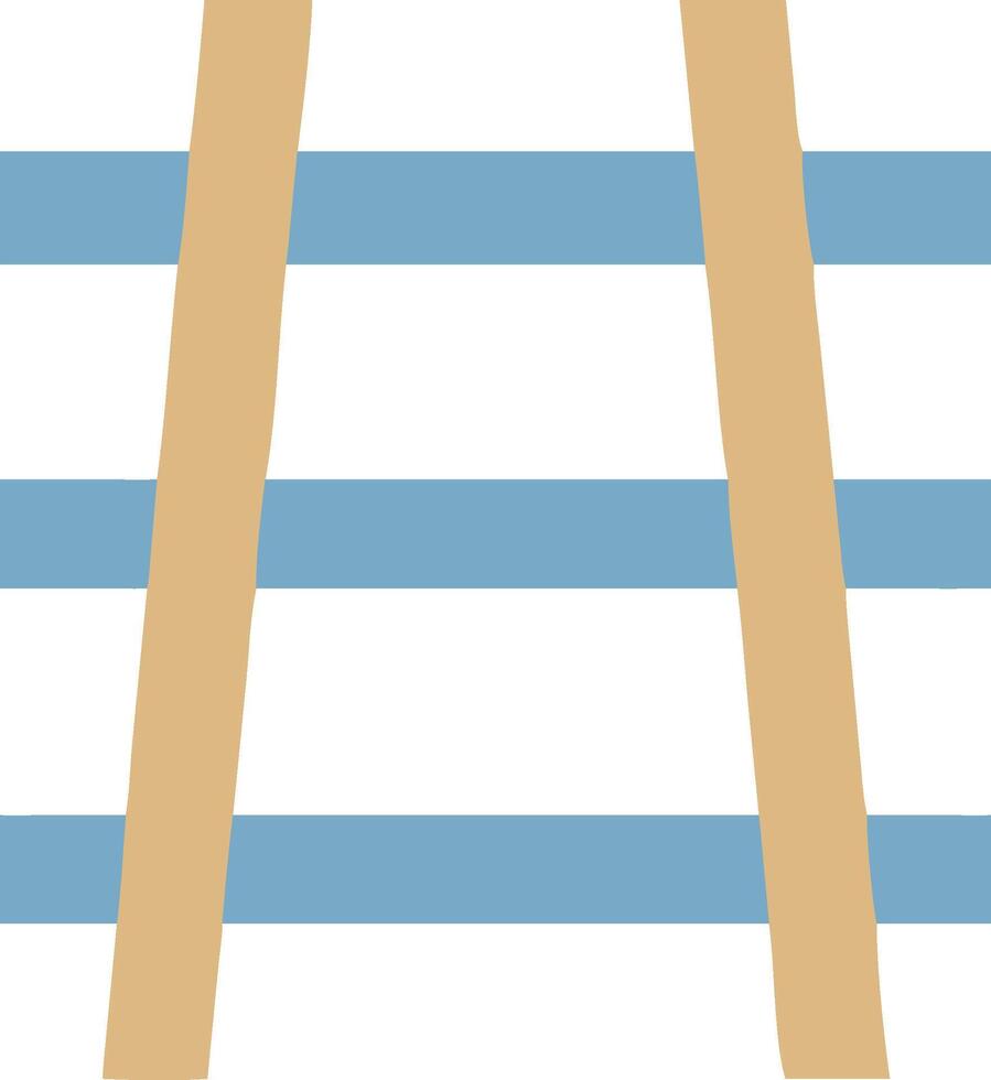 Train Tracks Icon for Railroads and Transportation Infrastructure vector