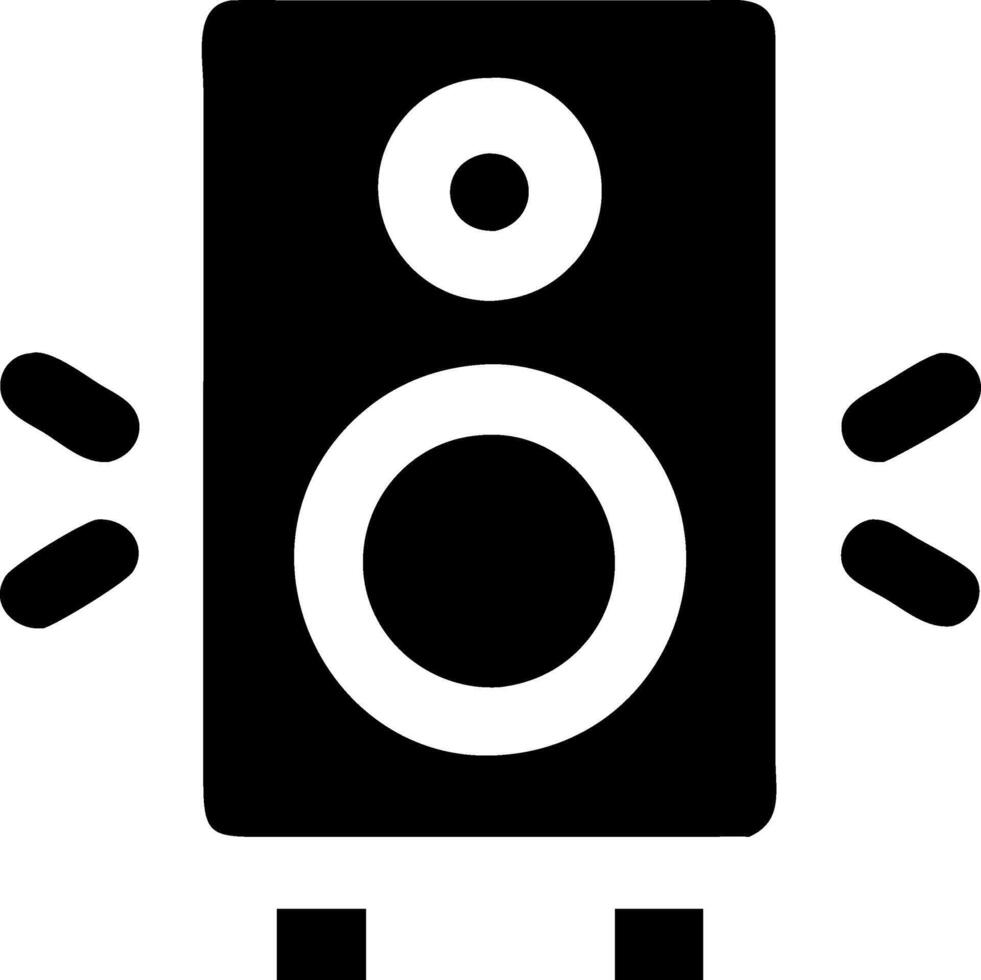 High-Quality Speaker Icon for Audio Systems and Sound Equipment vector