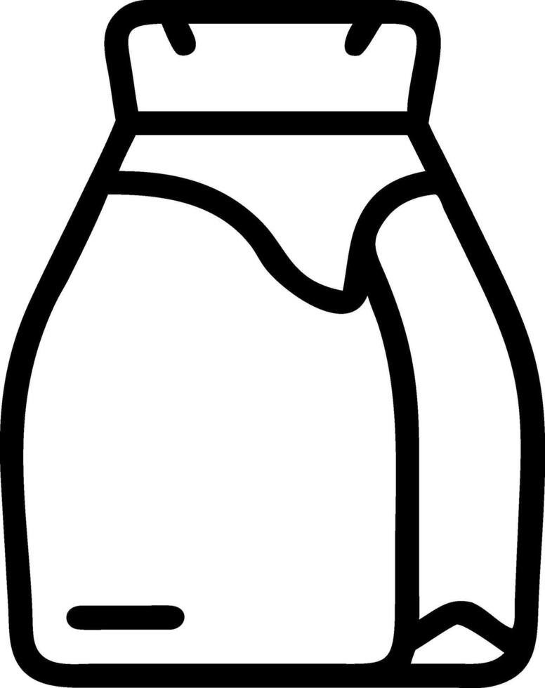 Lunch Bag Icon for Meal Storage, Food Prep, and Portable Containers vector
