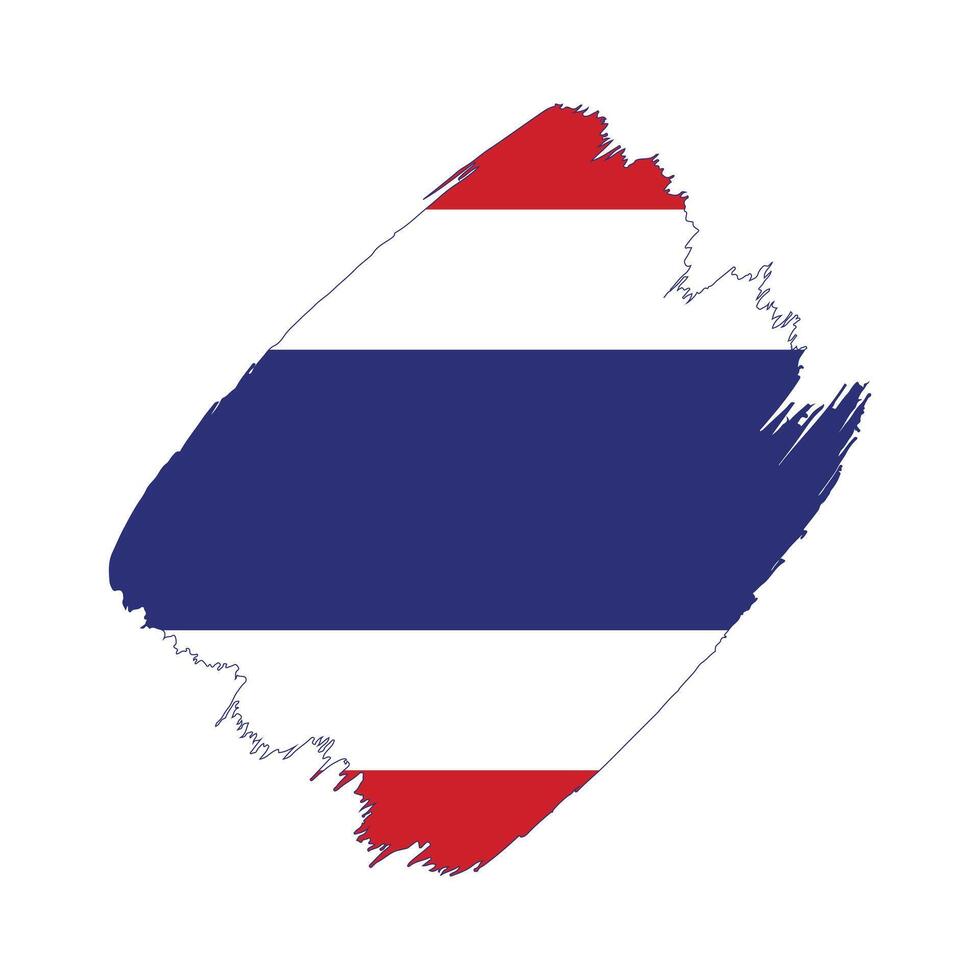 Costa Rica flag in a flat grunge design background vector