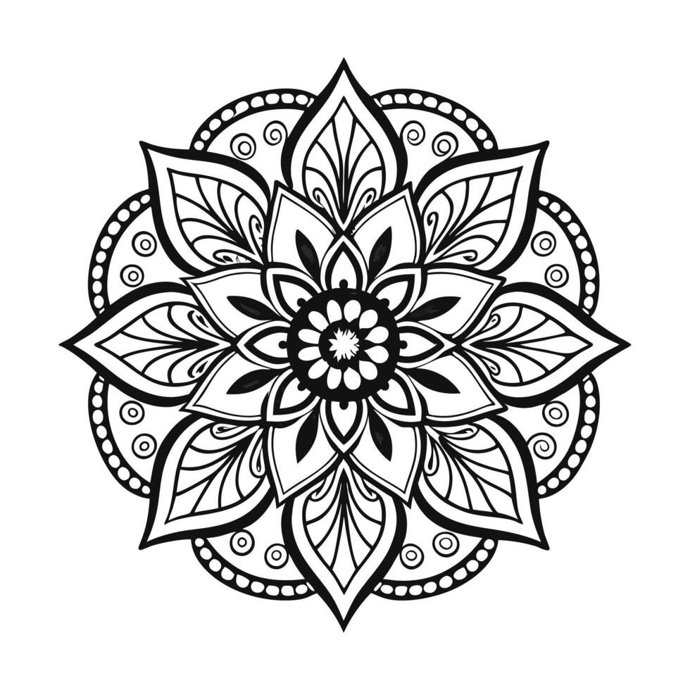 Mandala Art, Icons, and Graphics for vector